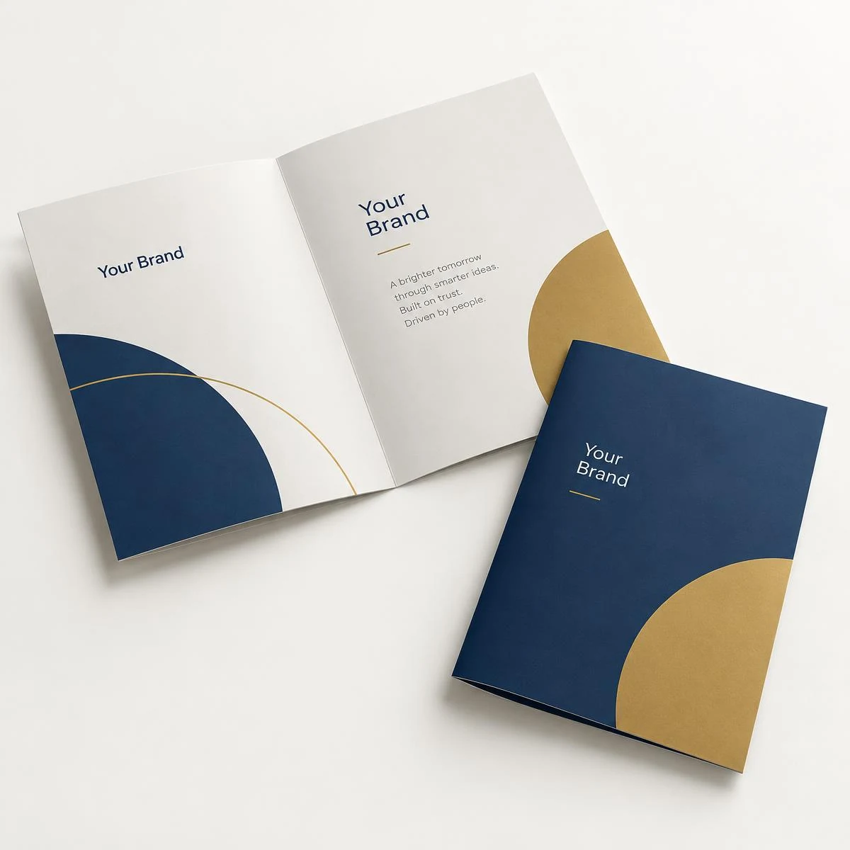 A4 bi-fold brochures