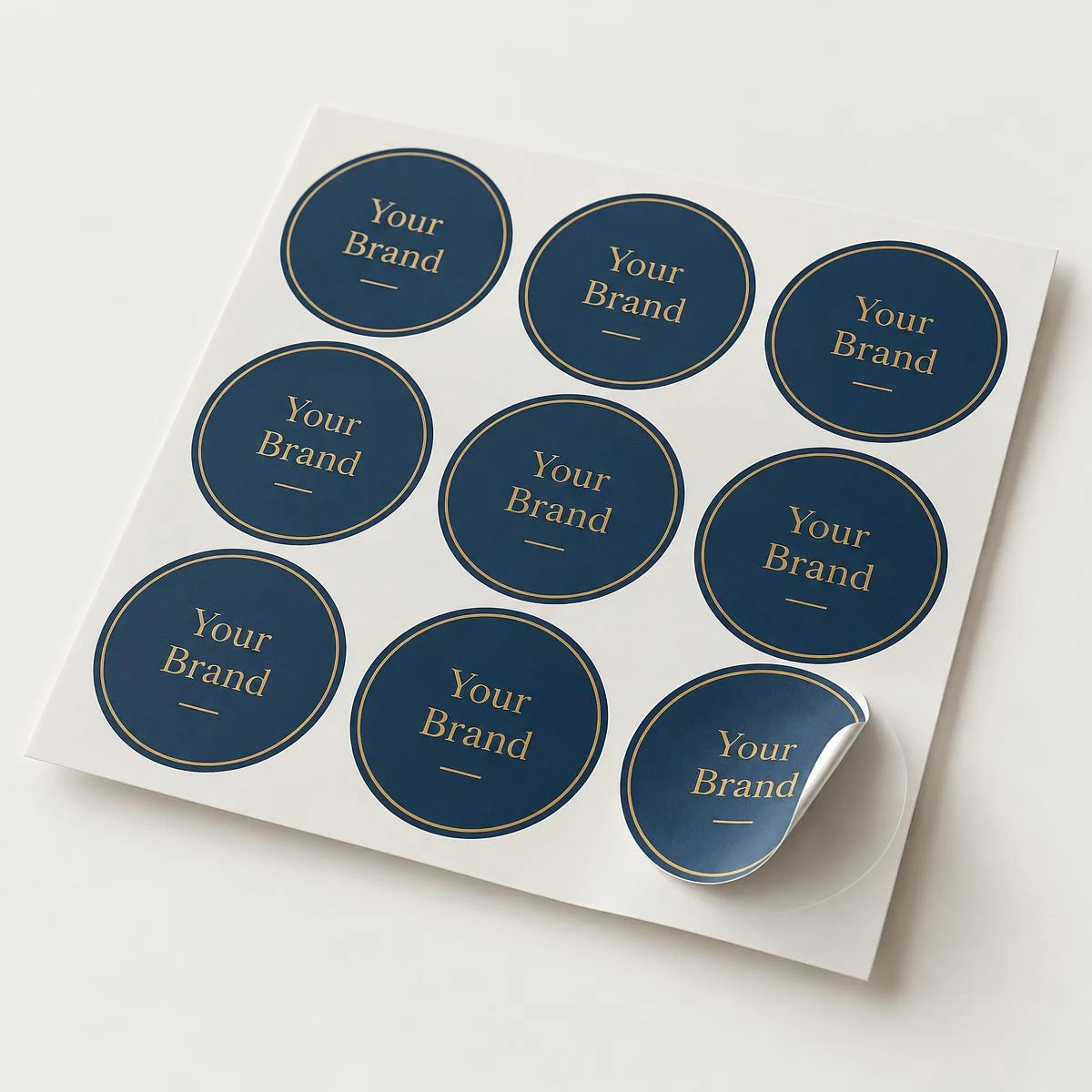 Round stickers