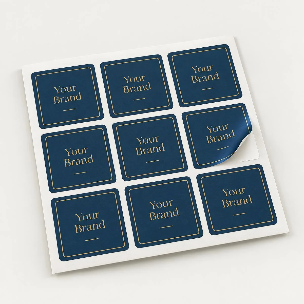 Square stickers