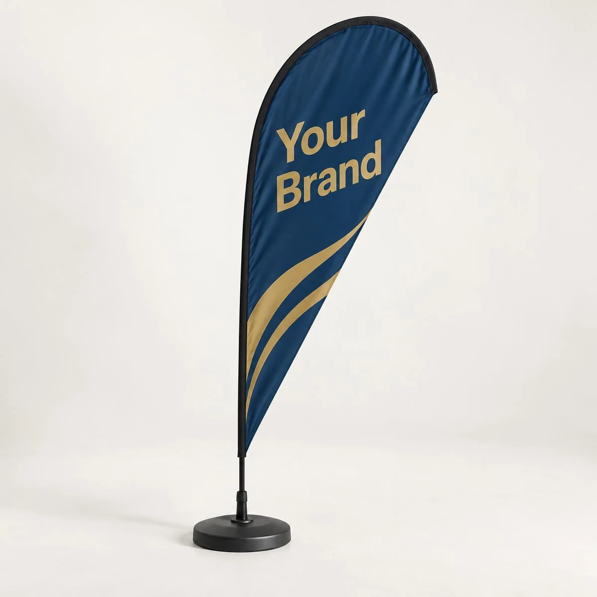 Teardrop banner