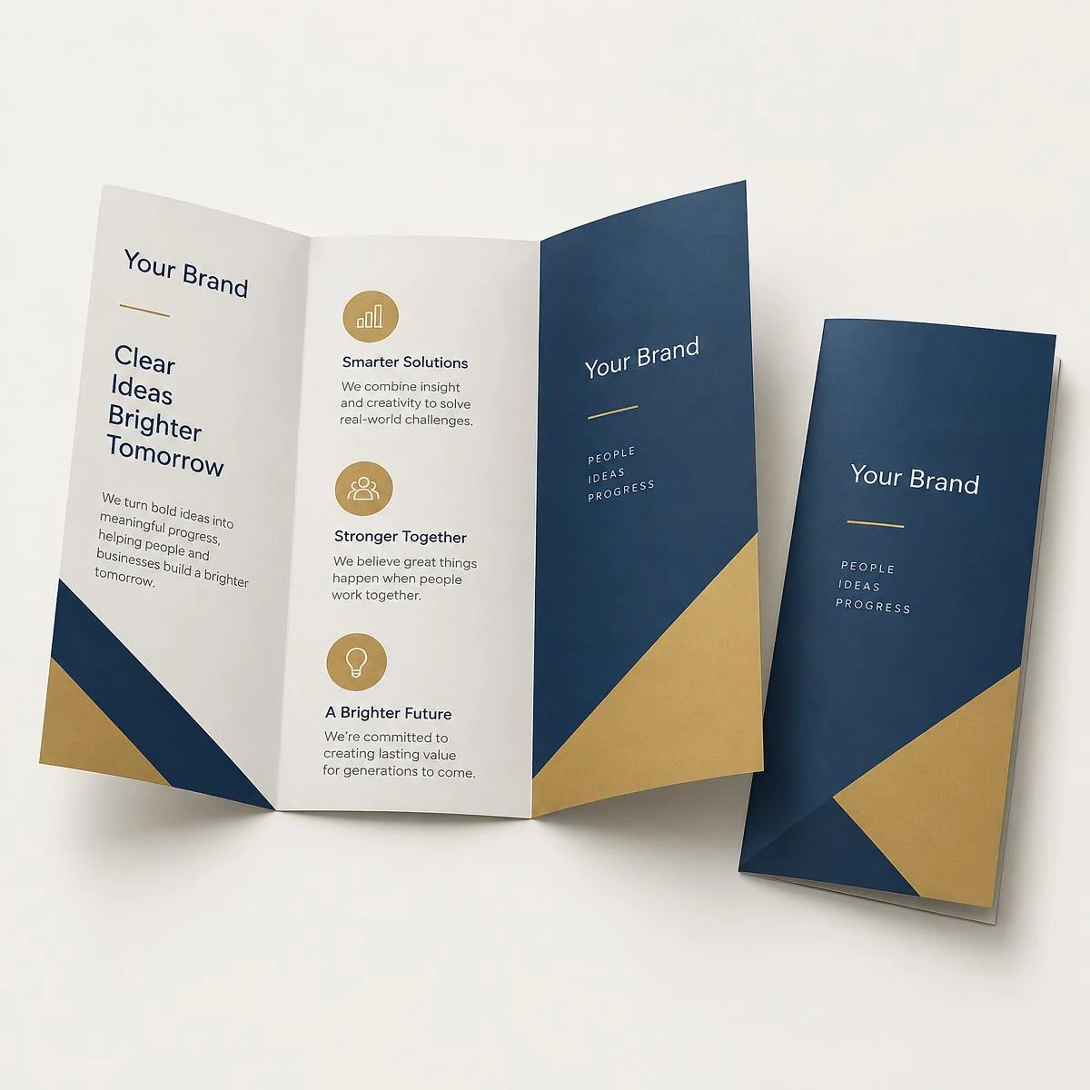 Trifold brochures